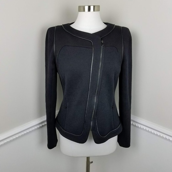 Elie Tahari Jackets & Blazers - Elie Tahari Asymmetric Zip Jacket